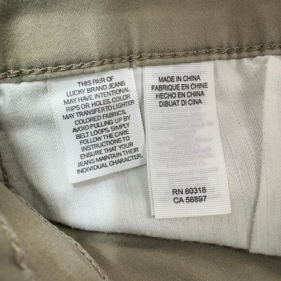 Lucky Brand Beige 121 Heritage Slim Chino Pants Mens 36x30 Mid Rise Classic Fit - Picture 7 of 15